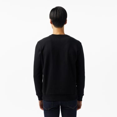  Calvin Klein Raised Logo Erkek Siyah Sweatshirt