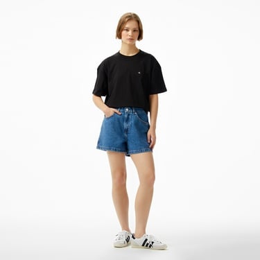  Calvin Klein Kadın Siyah T-Shirt