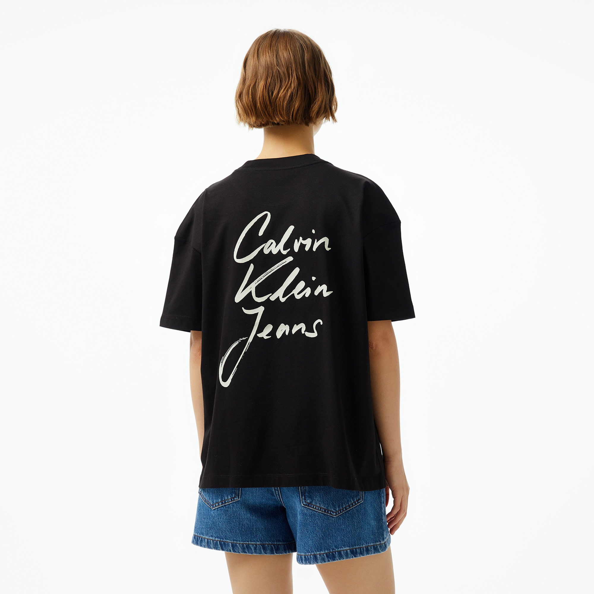 Calvin Klein Kadın Siyah T-Shirt