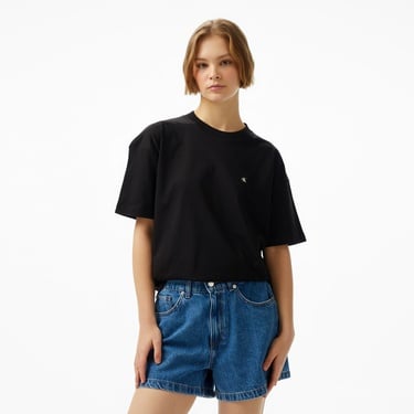  Calvin Klein Kadın Siyah T-Shirt