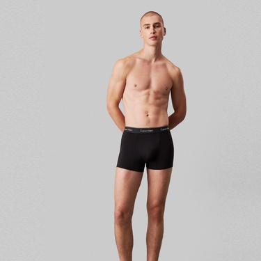  Calvin Klein Relaxed Trunk 3'lü Erkek Siyah Boxer