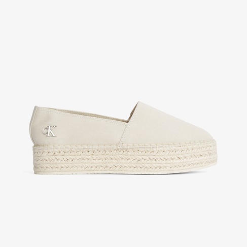  Calvin Klein Flatform Kadın Bej Espadril