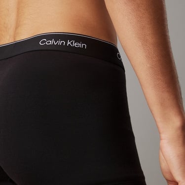  Calvin Klein Trunk 3'lü Erkek Siyah Boxer