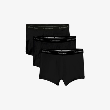  Calvin Klein Trunk 3'lü Erkek Siyah Boxer
