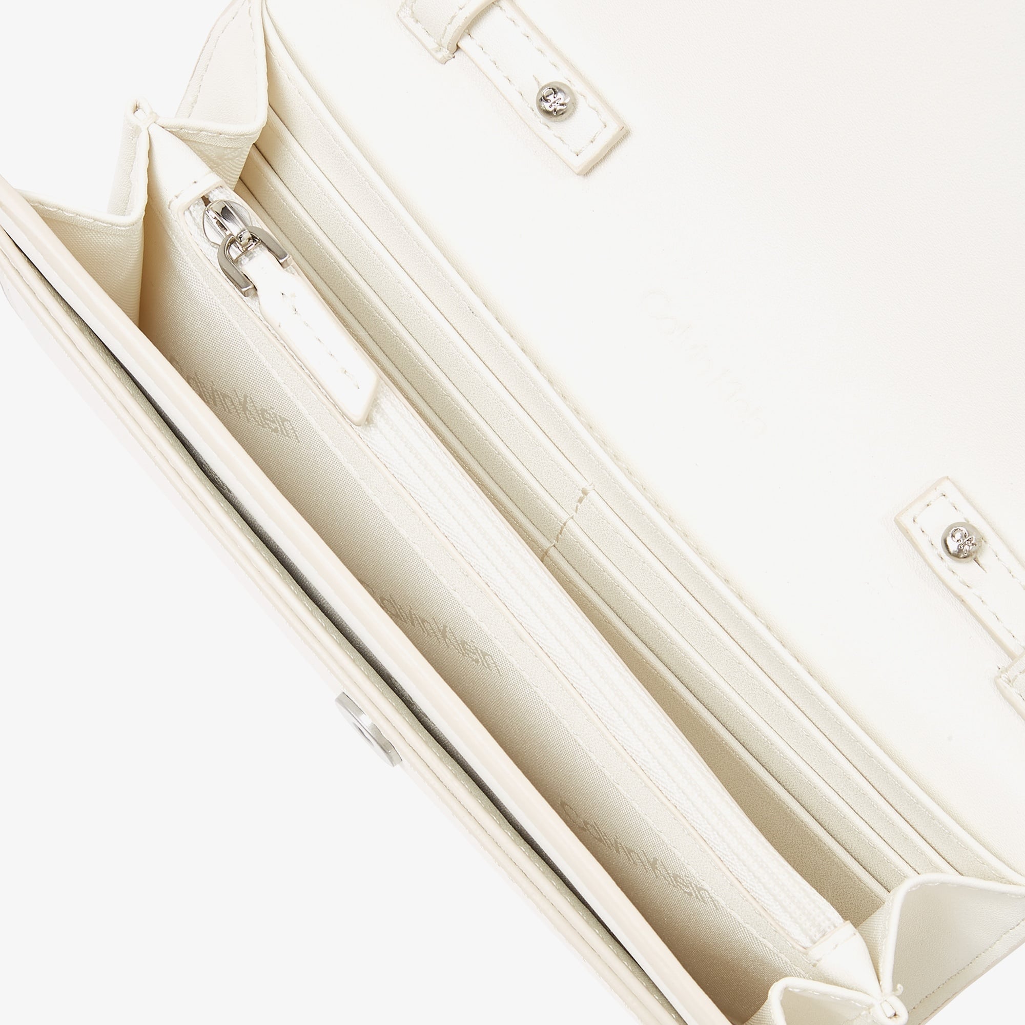 Calvin Klein Woven Convertible Kadın Bej Çapraz Çanta