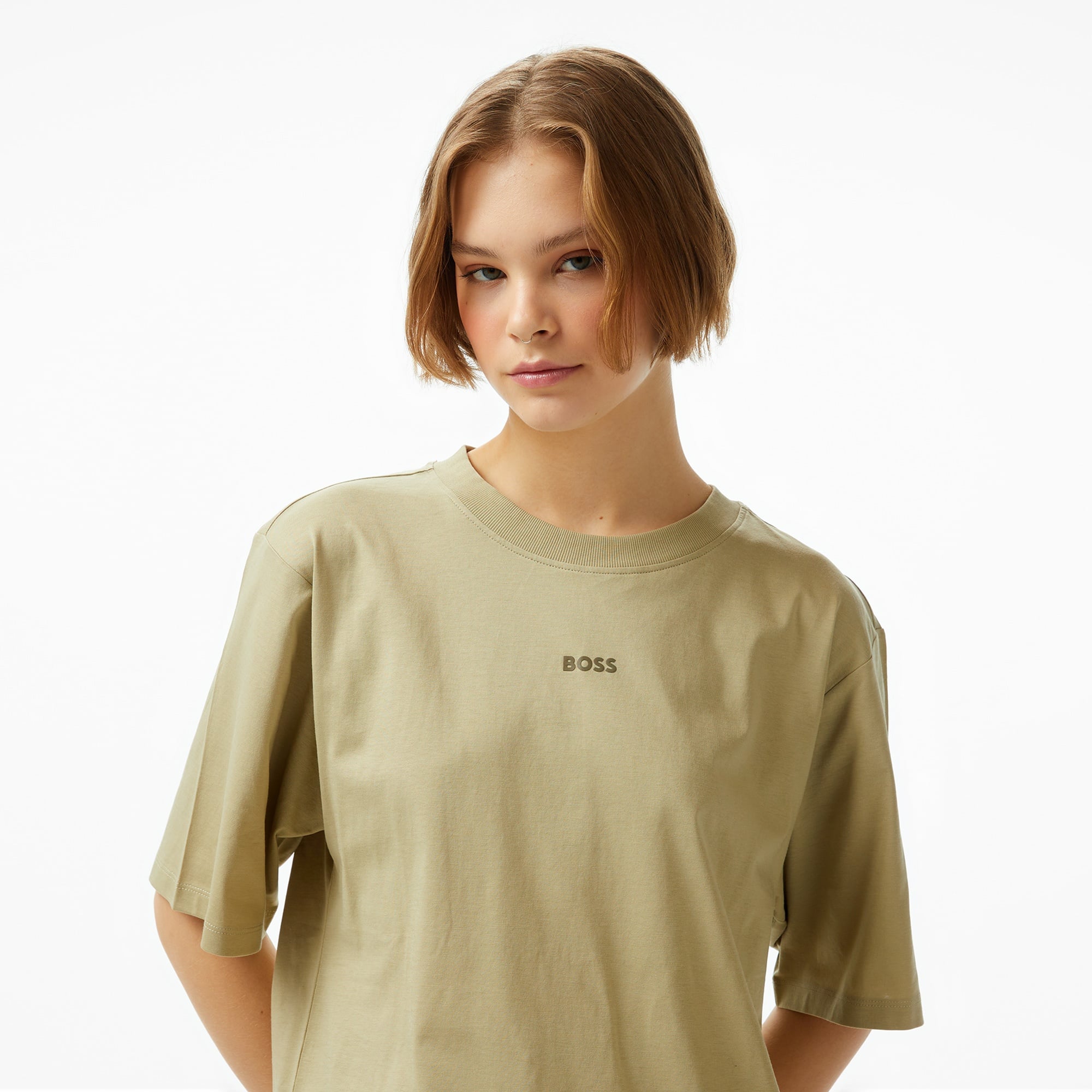 Boss Kadın Yeşil T-Shirt