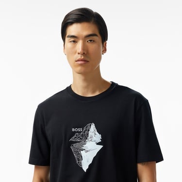  Boss Erkek Siyah T-Shirt