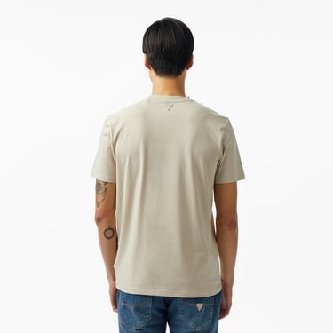  Guess Alphy Mid Organicetch 180 Erkek Bej T-Shirt