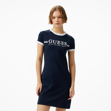  Guess Active Kadın Lacivert Elbise