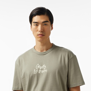  Guess Erkek Yeşil T-Shirt