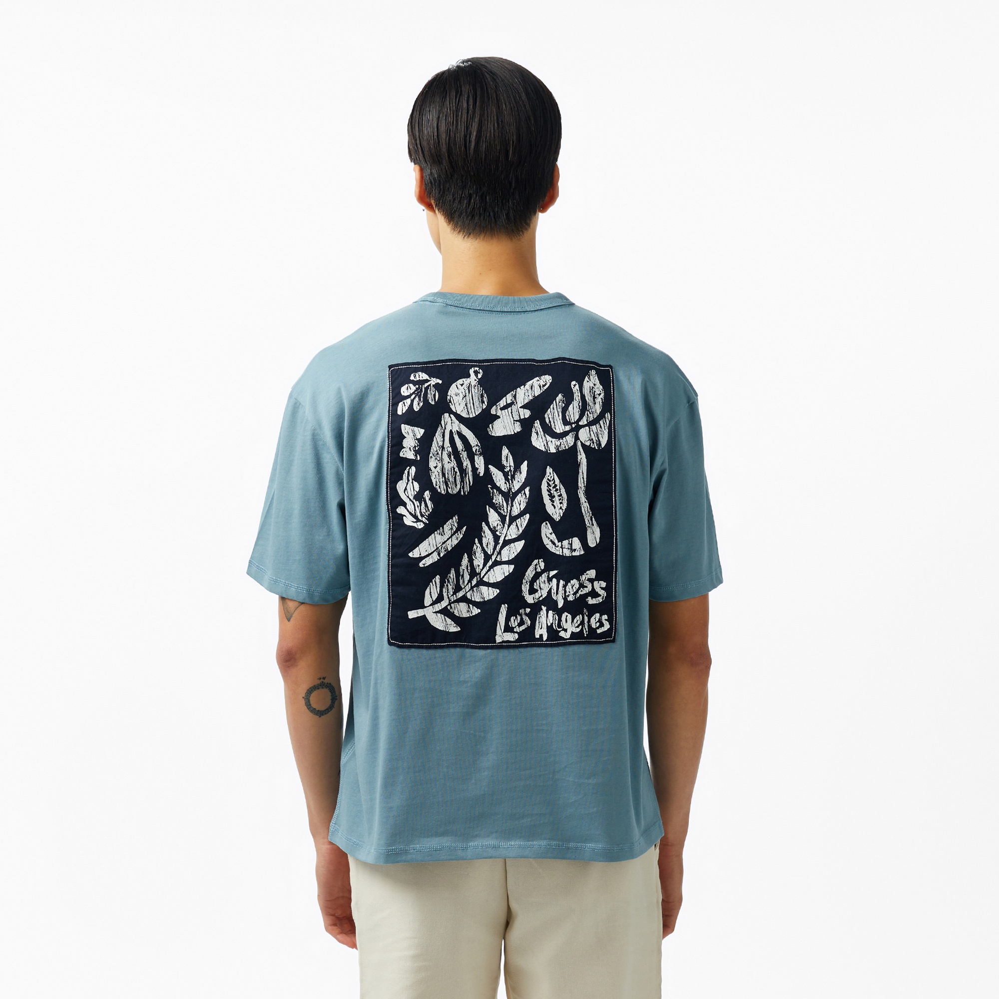 Guess Erkek Mavi T-Shirt