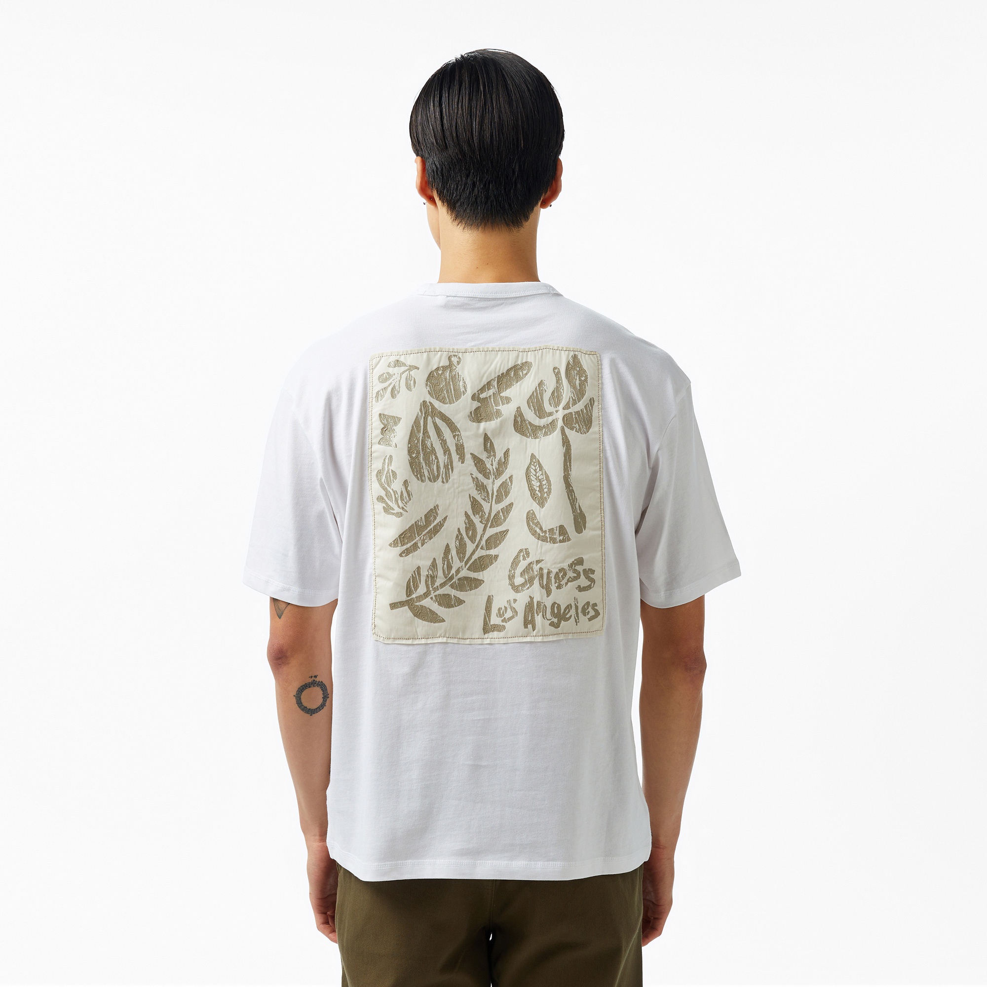 Guess Erkek Beyaz T-Shirt