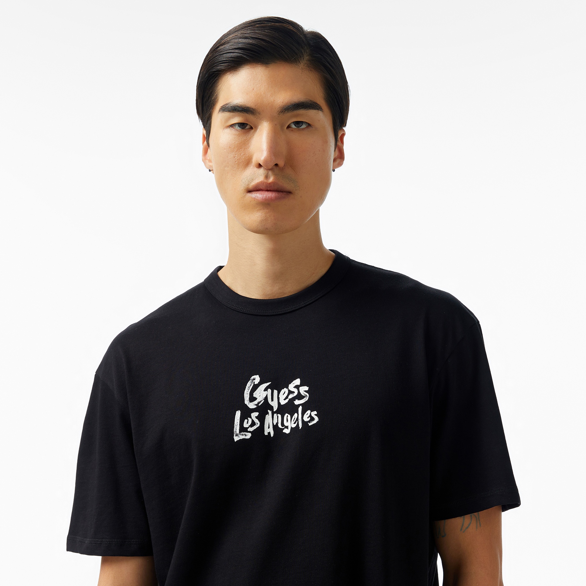 Guess Erkek Siyah T-Shirt