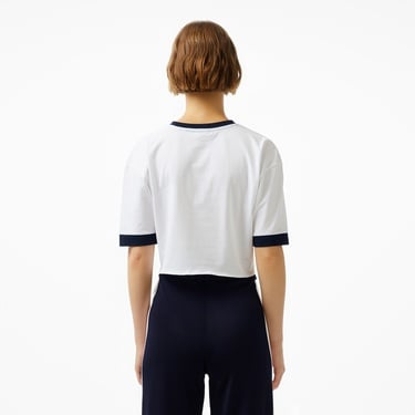  Guess Knot Mid Organic Stream 180 Kadın Beyaz T-Shirt