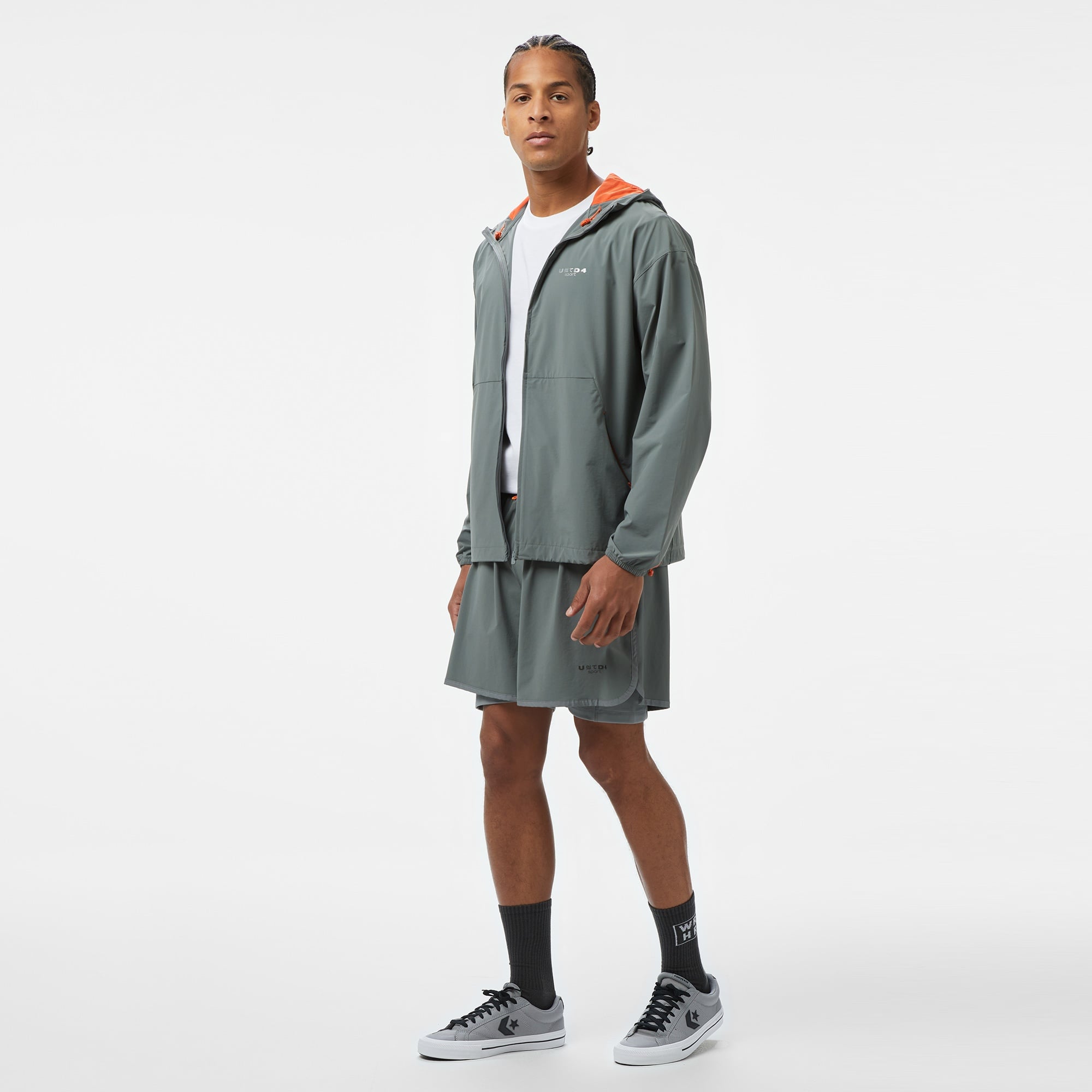 United4 Erkek Gri Şort