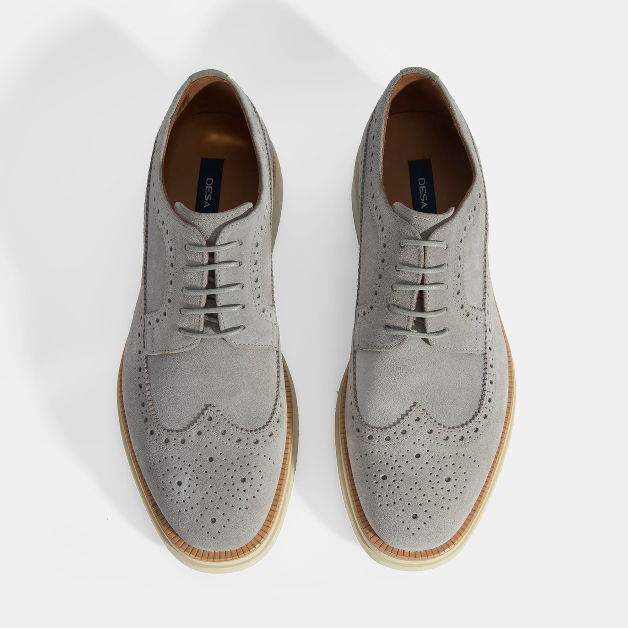 Erkek Gri Bağcıklı Süet Günlük Ayakkabı