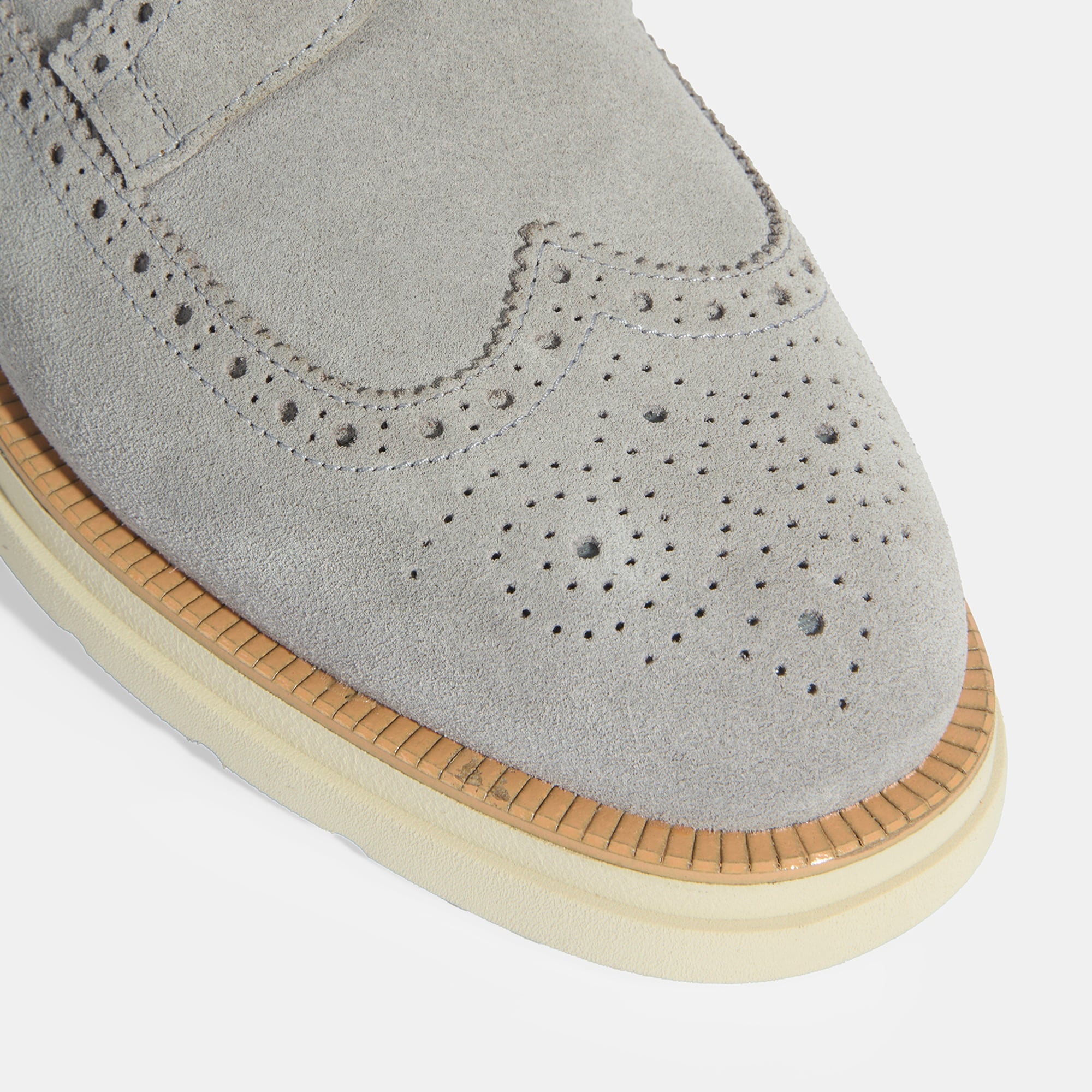 Erkek Gri Bağcıklı Süet Günlük Ayakkabı