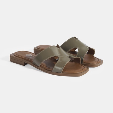  Kadın Vizon Rugan Terlik