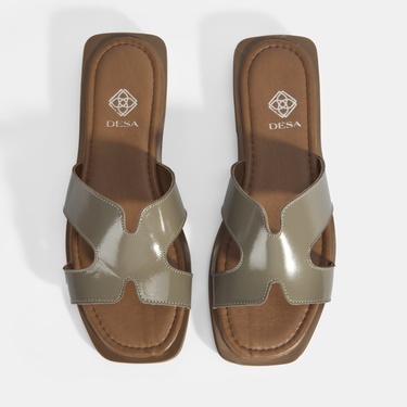  Kadın Vizon Rugan Terlik