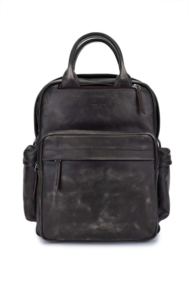  Tamer Tanca Erkek Hakiki Deri Viski Eskitme Sırt Çantası