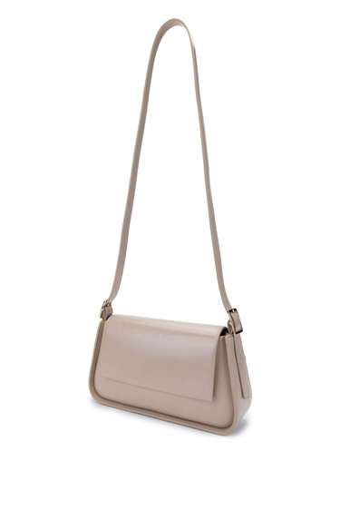  Tamer Tanca Kadın Vegan Bej Omuz Çanta