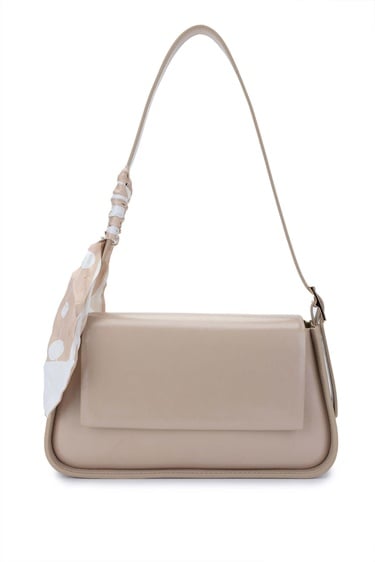  Tamer Tanca Kadın Vegan Bej Omuz Çanta