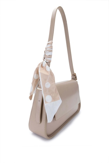  Tamer Tanca Kadın Vegan Bej Omuz Çanta