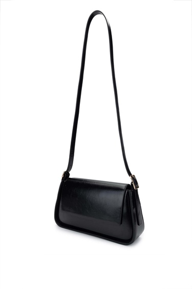  Tamer Tanca Kadın Vegan Siyah Omuz Çanta