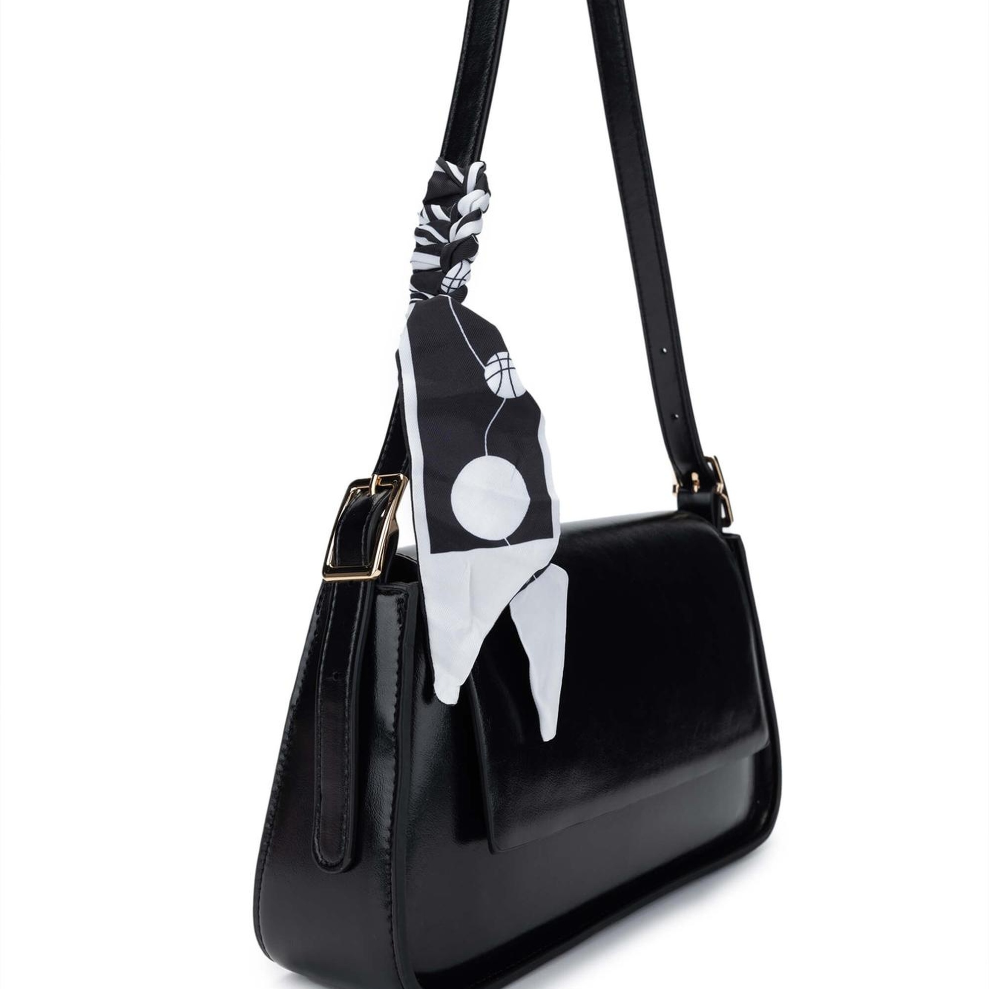 Tamer Tanca Kadın Vegan Siyah Omuz Çanta