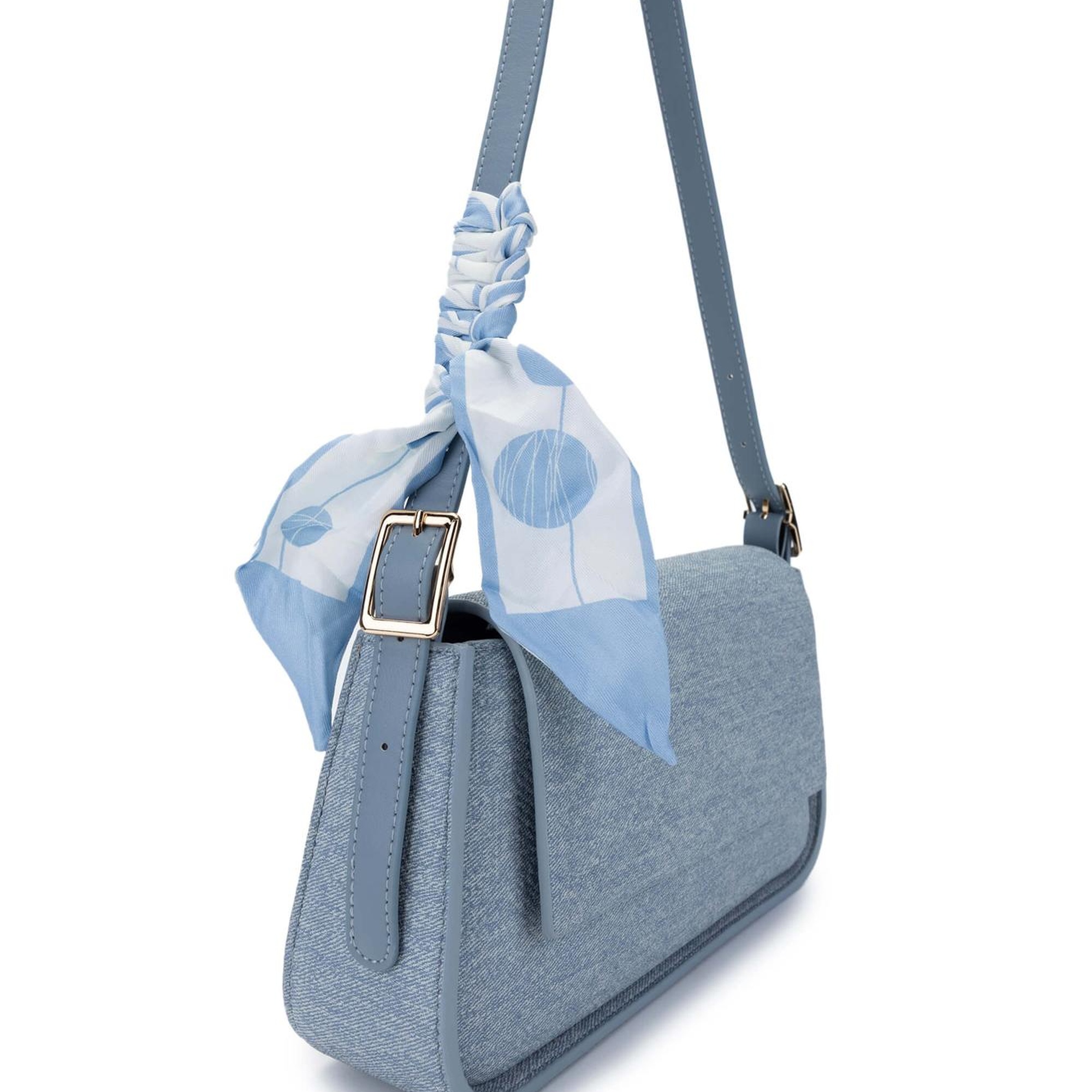 Tamer Tanca Kadın Vegan Mavi Omuz Çanta