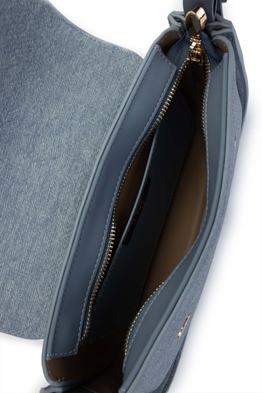  Tamer Tanca Kadın Vegan Mavi Omuz Çanta