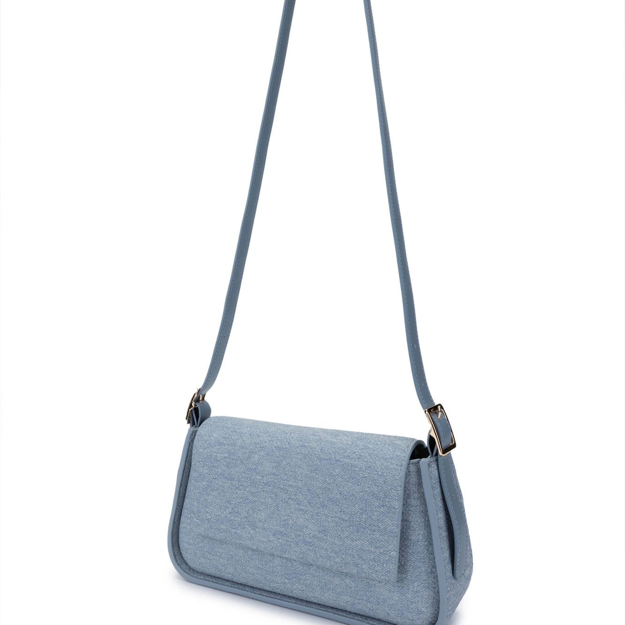 Tamer Tanca Kadın Vegan Mavi Omuz Çanta