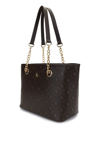  Tamer Tanca Kadın Vegan Kahverengi Omuz Çanta