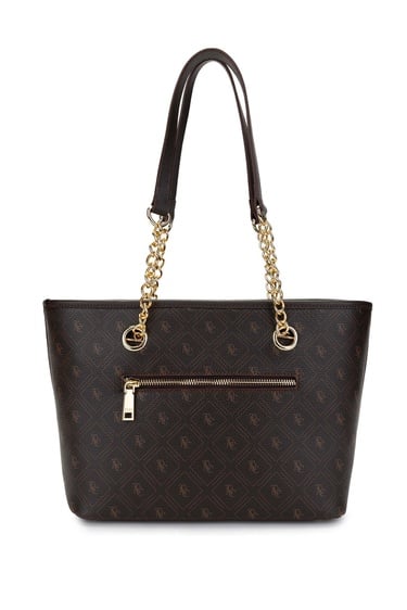  Tamer Tanca Kadın Vegan Kahverengi Omuz Çanta