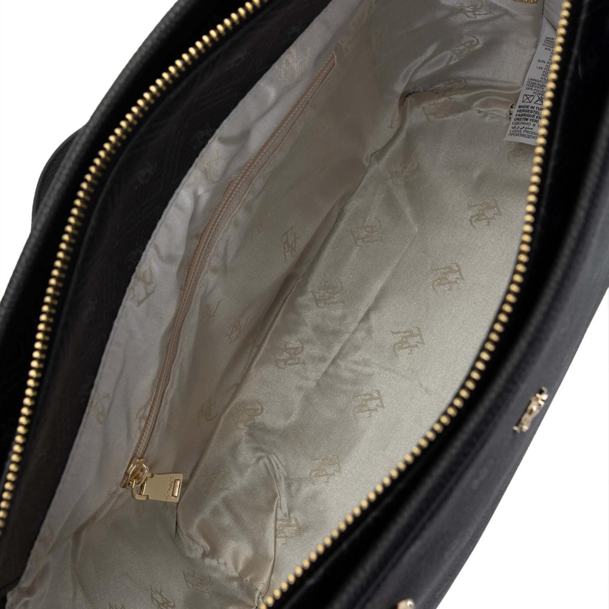 Tamer Tanca Kadın Vegan Siyah Omuz Çanta