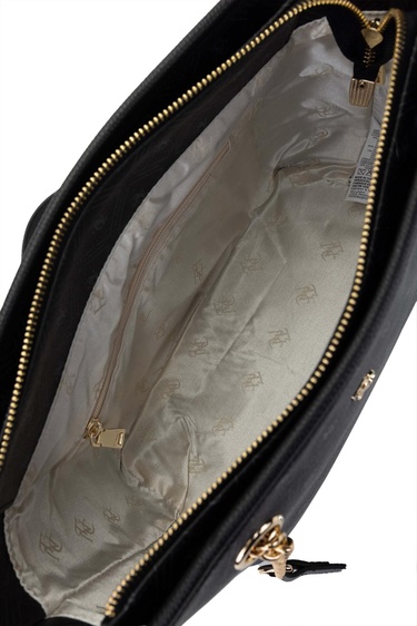  Tamer Tanca Kadın Vegan Siyah Omuz Çanta