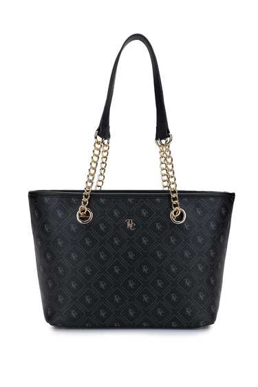  Tamer Tanca Kadın Vegan Siyah Omuz Çanta