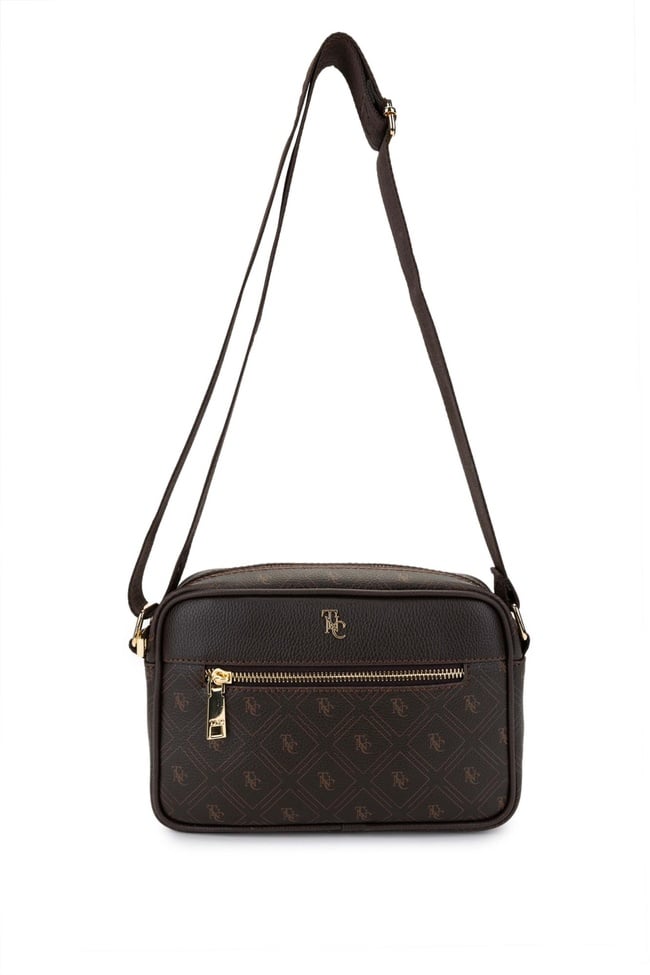  Tamer Tanca Kadın Vegan Kahverengi Postacı Çanta