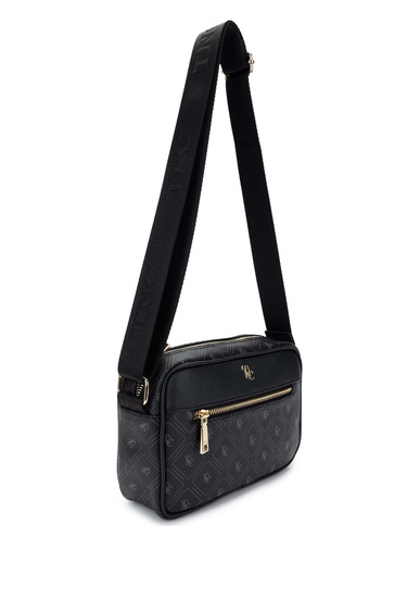  Tamer Tanca Kadın Vegan Siyah Postacı Çanta