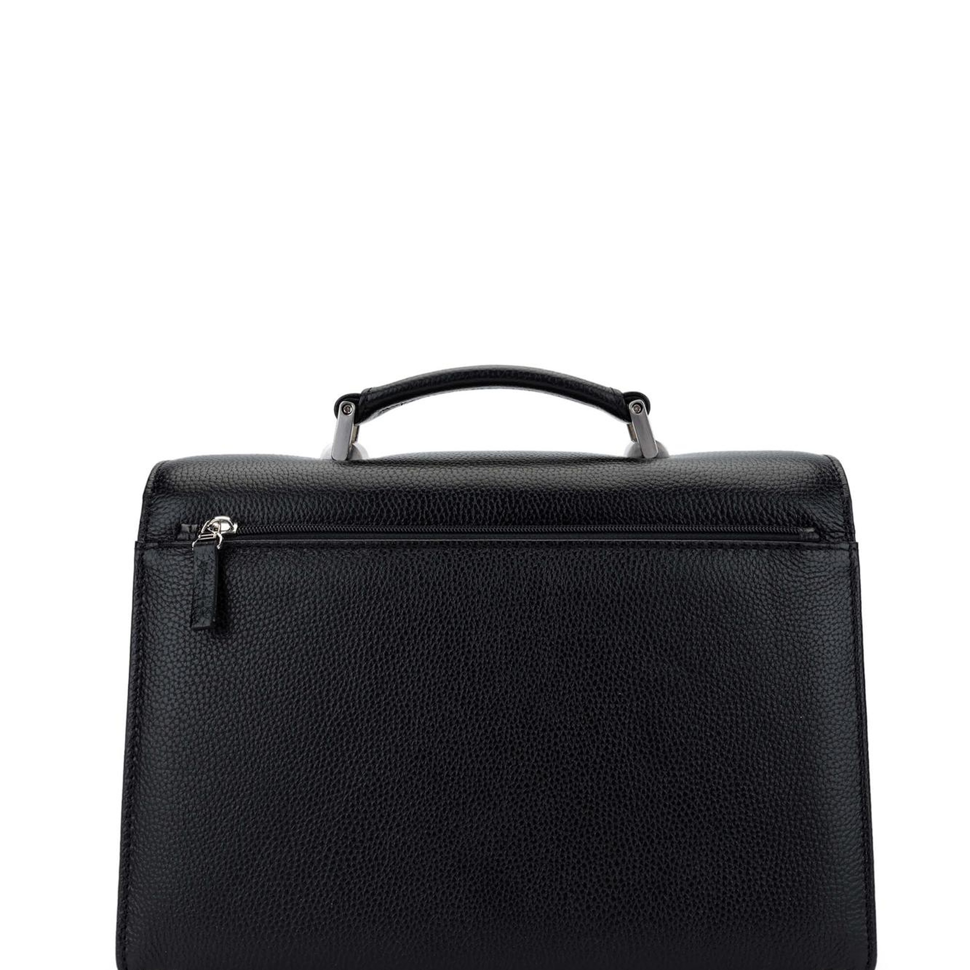 Tamer Tanca Erkek Hakiki Deri Siyah Floter Evrak Çantası