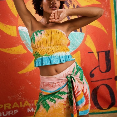  Roxy Atlas Summer Cocktail Kadın Beyaz Etek