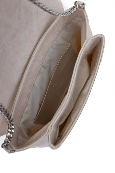  Tamer Tanca Kadın Vegan Bej Omuz Çanta