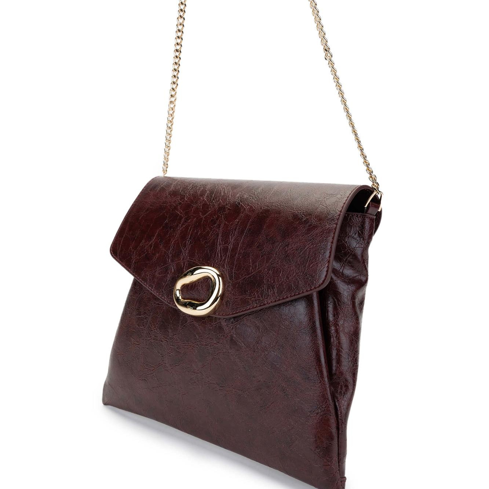 Tamer Tanca Kadın Vegan Bordo Omuz Çanta