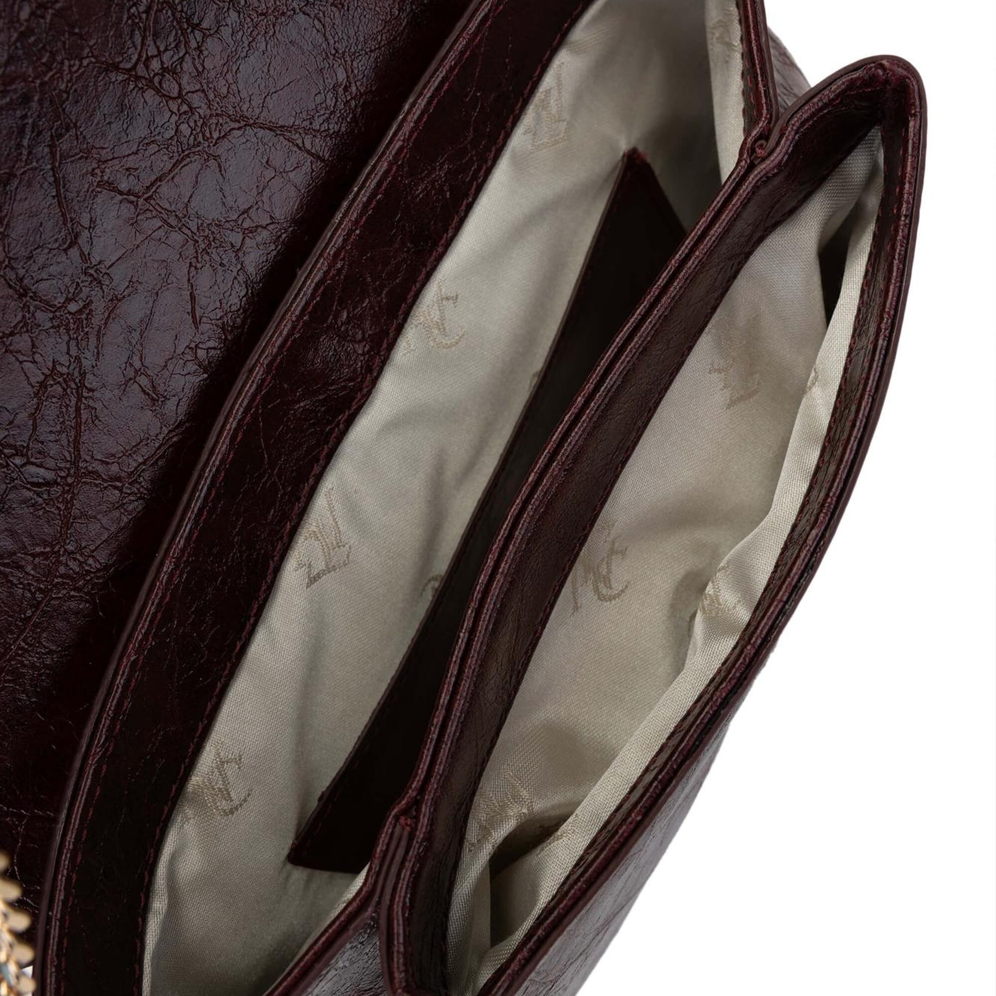 Tamer Tanca Kadın Vegan Bordo Omuz Çanta