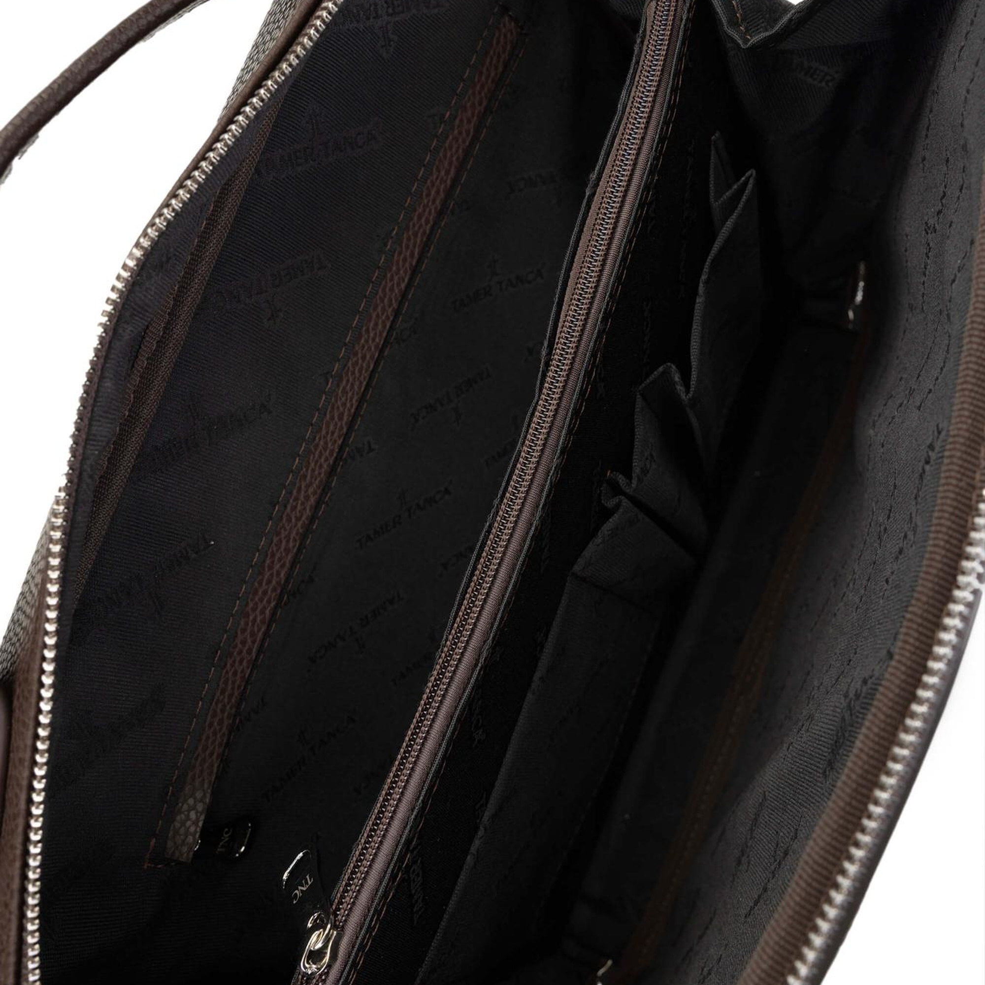 Tamer Tanca Erkek Vegan Kahverengi Evrak Çantası