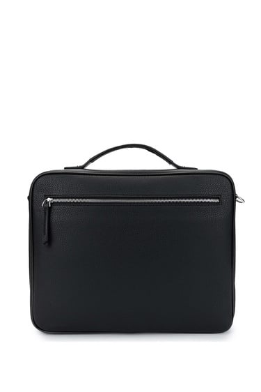  Tamer Tanca Erkek Vegan Siyah Floter Evrak Çantası