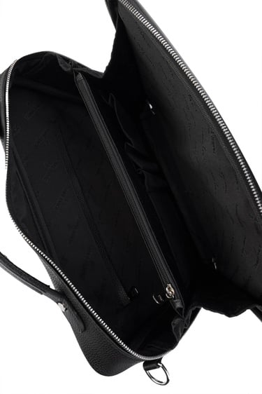  Tamer Tanca Erkek Vegan Siyah Floter Evrak Çantası