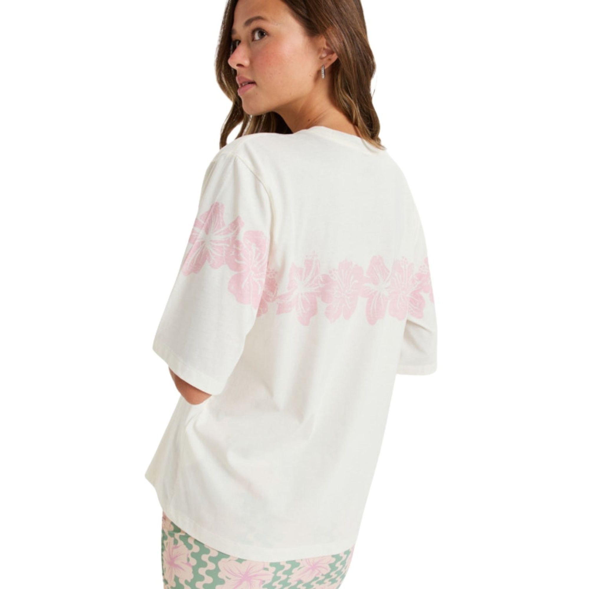 Roxy Hangloose Placed Kadın Beyaz Tişört