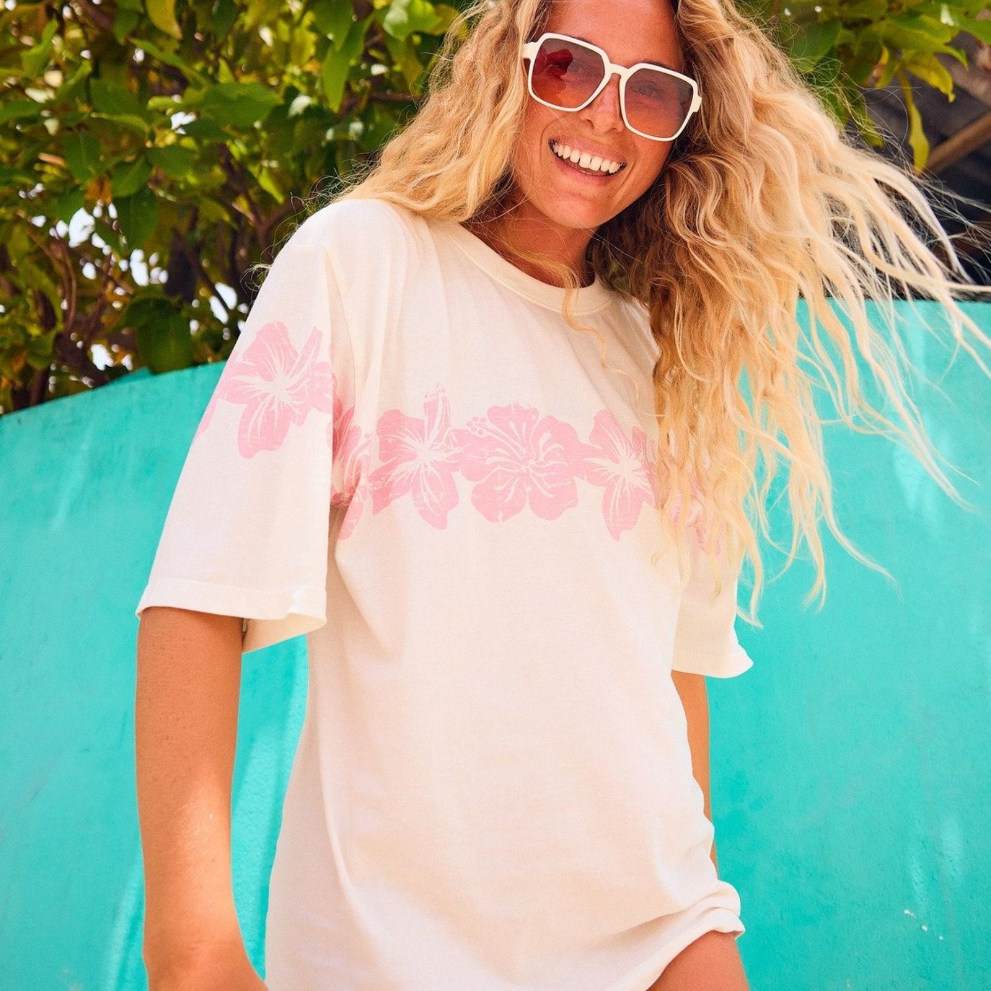 Roxy Hangloose Placed Kadın Beyaz Tişört