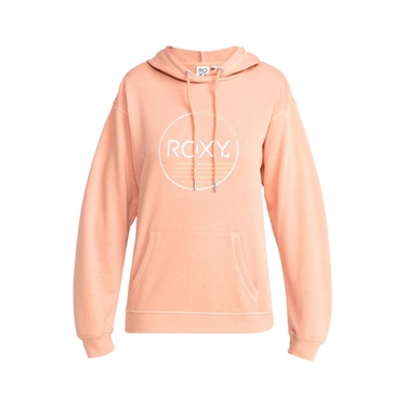  Roxy Surf Stoked Hoodie Terry Kadın Pembe Sweatshirt